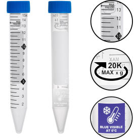 MTC Bio ProSeries Centrifuge Tubes Sterile 15mL Resealable bags 500/Case C2801