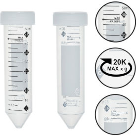 MTC Bio TotalPure Centrifuge Tubes w/ Hi-Viz Graduations Sterile 50mL 500/case C2903