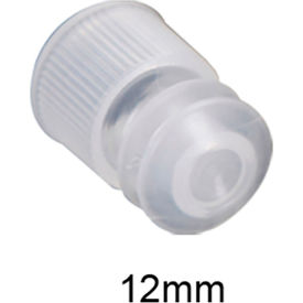 MTC Bio Cap for 12mm Test Tubes Plug Type White 1000/bag T1211-C