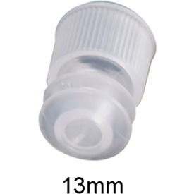 MTC Bio Cap for 13mm Test Tubes Plug Type White 20 bags of 1000 20000/Case T1411-C