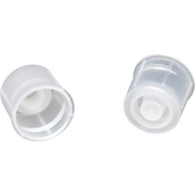 MTC Bio Cap for 12 x 75mm Tubes Two-Position HDPE Natural 125/Bag 1000/Case T8309