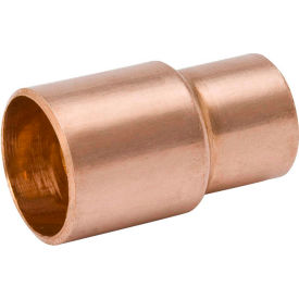 Mueller W 01312 3/8 In. X 1/4 In. Wrot Copper Reducer Coupling - Street X Copper W 01312