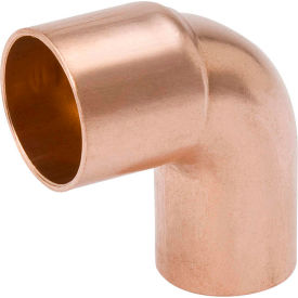 Mueller W 02312 1/4 In. Wrot Copper 90 Degree Long Radius Street Elbow - Street X Copper W 02312