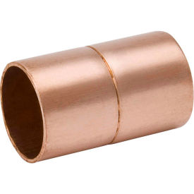 Mueller W 10107 4 In. Wrot Copper Rolled Stop Coupling - Copper W 10107