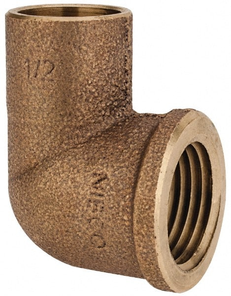 Cast Copper Pipe 90 &deg; Elbow: 1/2
