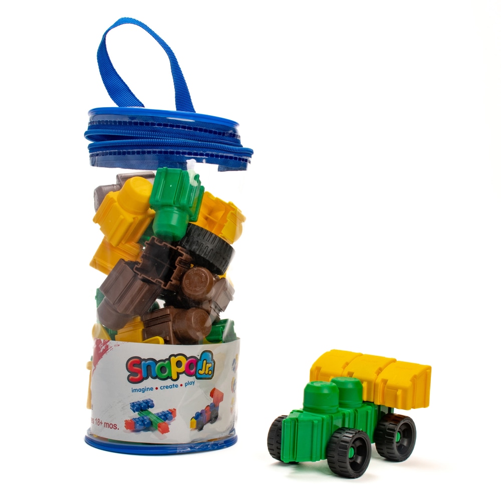 Snapo Jr. Building Blocks, Dinosaur Creator Kit, 40 Pieces MPN:SNP3240D