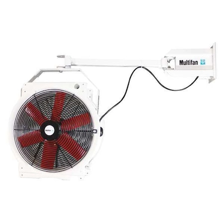 Corrosion Resistant Standard Duty Industrial Fan, Pedestal, Wall Mount, 20 in Blade Dia, 120V MPN:B4E50TDF