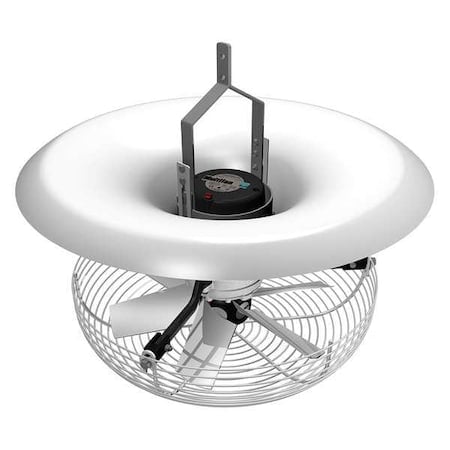 Vertical Recirculation Fan, 16 in Blade Dia, 8 Blades, Variable Speeds, 460V AC MPN:T6D40K4M81160