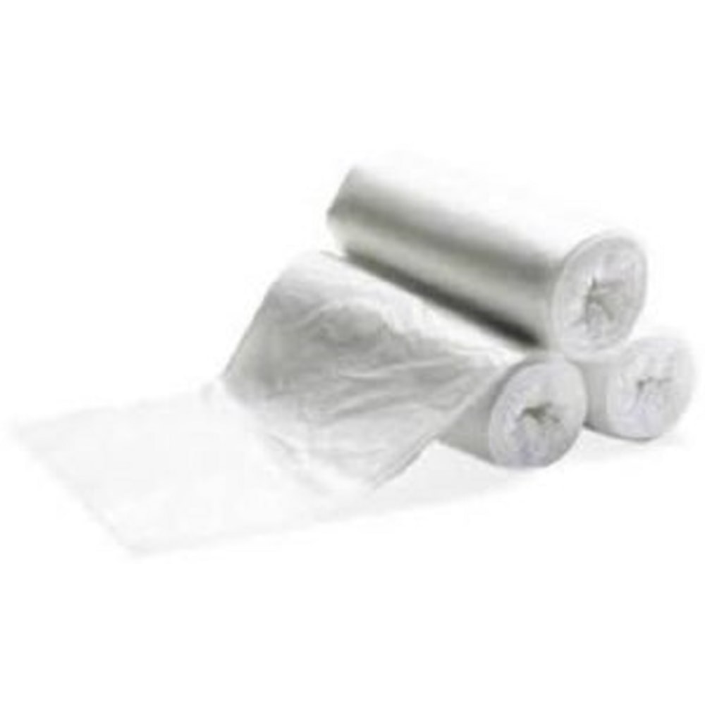 MultiPlast Systems High-Density Can Liners, 40-Gallon, 40in x 48in, 0.43 mil, 11 Mic, 10% Recycled, Clear, 25 Bags Per Pack, Case Of 10 Packs MPN:8404811