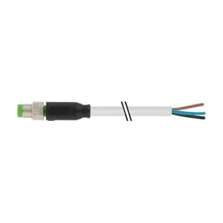 Cordset, PVC Cable Jacket, 0.6 m L Cable MPN:7000-08001-2100060