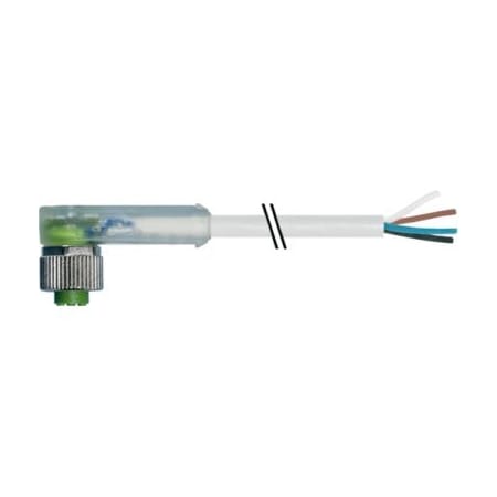 Cordset, Right Angle, M12, Gray, 22 AWG, 4A MPN:7000-12421-2140300