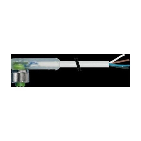 Cordset, Right Angle, M12, Gray, 22 AWG, 4A MPN:7000-12421-2341000