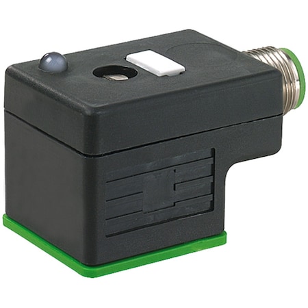Solenoid Coil Connector, 24V AC/DC, M12 MPN:7000-41421-0000000
