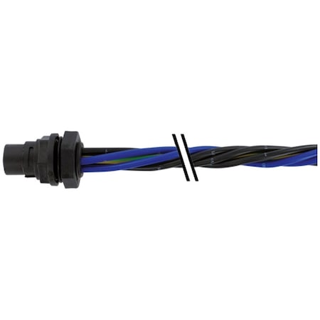 Cordset, Male, MQ15, Front-Mounting MPN:7000-P8081-P820050