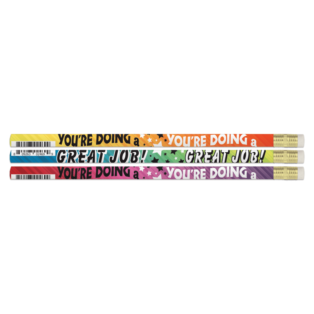 Musgrave Pencil Co. Inc. Motivational Pencils, You are Doing A Great Job, 12 Pencils Per Pack, Set Of 12 Packs MPN:MUS2469G