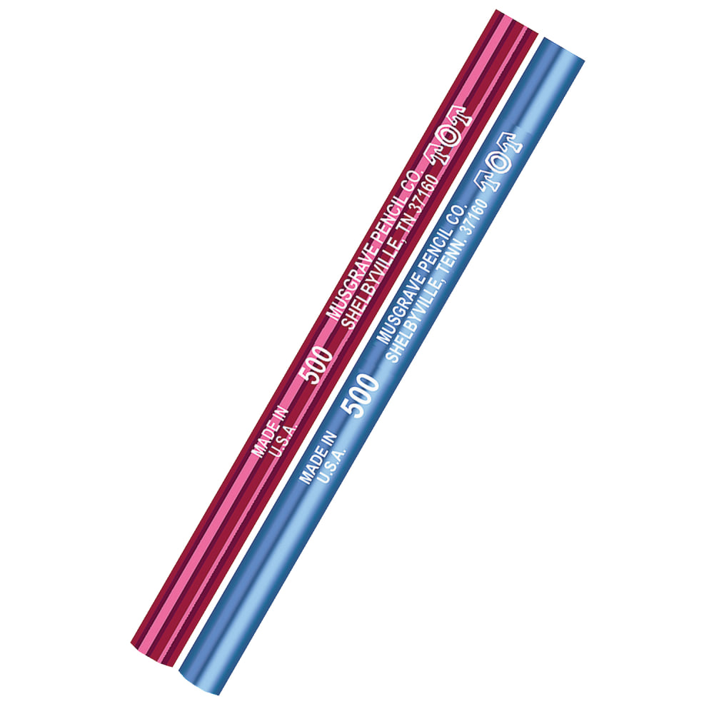 Musgrave Pencil Co. TOT Big Dipper Jumbo Pencils, 2.11 mm, #2 Medium Soft Lead, Blue/Red, Pack Of 72 MPN:MUS500-6