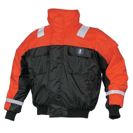 Flotation Jacket, XL, 15.5lb, Black/Orange MPN:MJ6214T1-33-XL-206