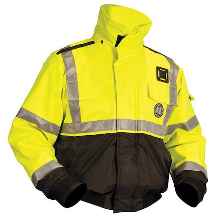 Flotation Jacket, S, 15.5lb, Black/Yellow MPN:MJ6214T3-239-S-206