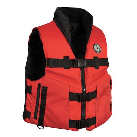 Life Jacket, S, 15.5lb, Foam, Red MPN:MV462602-123-S-216