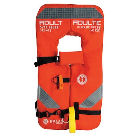 Life Vest, Orange, Cordura, Universal MPN:MV8040-2-0-227