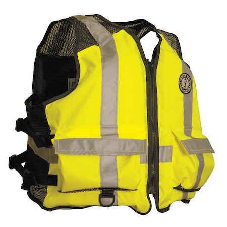 High Visibility Industrial Mesh Vest L/Xl MPN:MV1254T3-239-L/XL-216