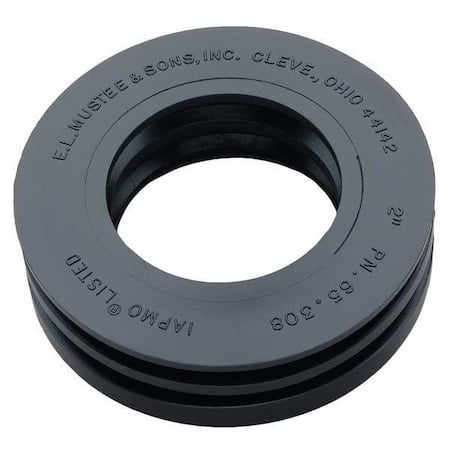 2 Dia, Rubber, Black, Drain Seal MPN:65.308