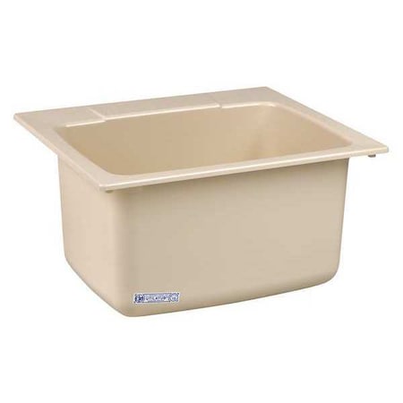 Utility Sink, 22inx25in, Bone MPN:10BN