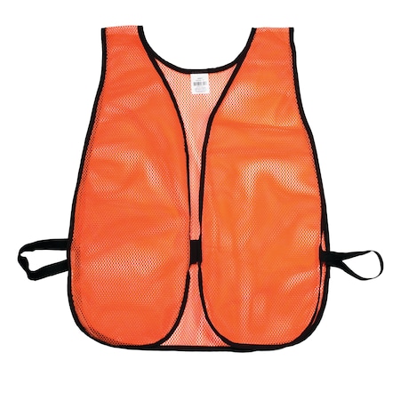 High Visibility Soft Poly Mesh Plain, PK5, 10 In Height, 10 inch Width MPN:M16300-1