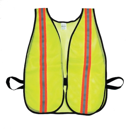 High Visibility Soft Mesh Safety Ve, PK3, 10 inch Height, 10 Inch Width MPN:M16304-4553-1500