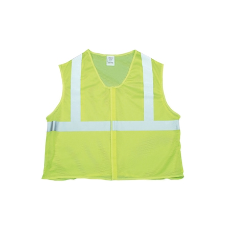 Hi-Vis Safety Vest X-L Class 2, Velcro MPN:M16374-4 XL