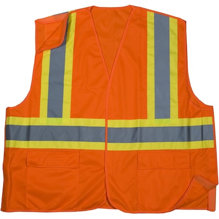 Hi-Vis Safety Vest 2XL- L Class 2 2 PK MPN:M16389-0-5