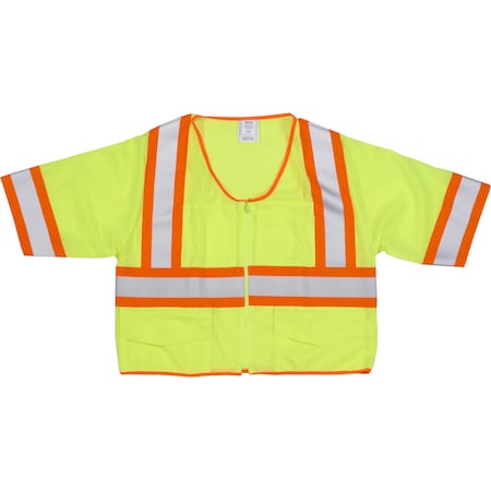 Hi-Vis Safety Vest 2XL Class 3 2 PK MPN:M16391-5