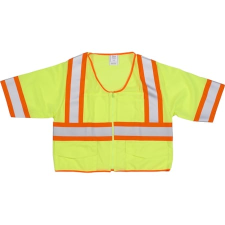 Hi-Vis Safety Vest 3XL Class 3 2 PK MPN:M16391-6