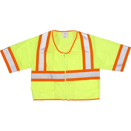 Hi-Vis Safety Vest XL Class 3 2 PK MPN:M16392-4