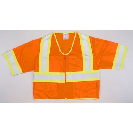 Hi-Vis Safety Vest M Class 3 2 PK MPN:M16394-2