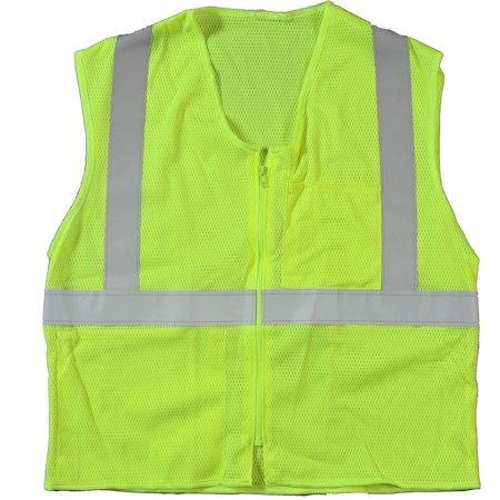 High Visibility ANSI Class 2 Mesh S, PK2, 10 inch Height, 10 inch Width MPN:M17005-139-3