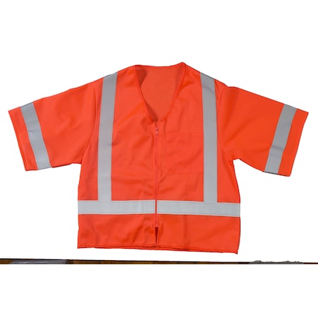 High Visibility ANSI Class 3 Mesh S, PK2, 10 in Height, 10 in Width MPN:M17110-45-5