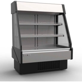 Hydra-Kool Grab and Go Low Profile Open Display Merchandiser Rear Loading Manual Shutter 41x36x65 KGL-RM-40-S