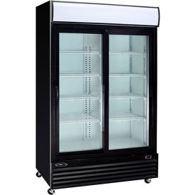 Kool-It KSM-42 - Reach-In Cooler Double Sliding Glass Door 42.37 Cu. Ft. KSM-42