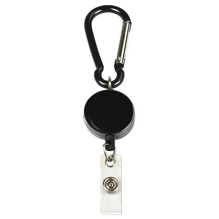 Badge Holder, Black, Reel, Painted MPN:038943