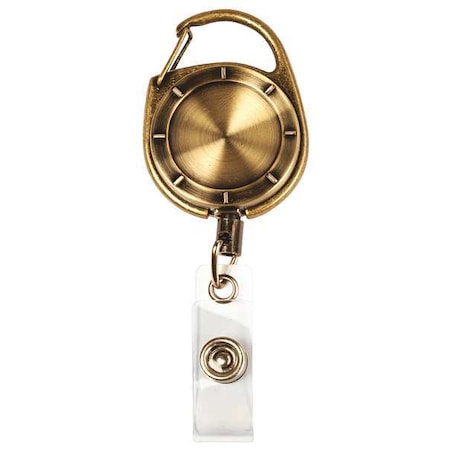 Badge Holder, Brass, Reel, Brass MPN:038945