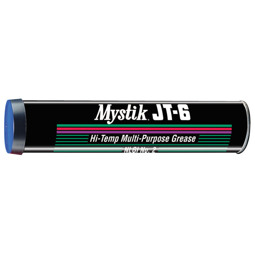 Mystik JT-6 Multipurpose Hi-Temp Grease, 14 Oz, Pack Of 10 Cartridges MPN:665005002080