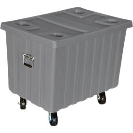 Bulk Shipping Container with Lid & Casters 41