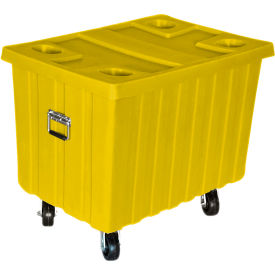 Bulk Shipping Container with Lid & Casters 41
