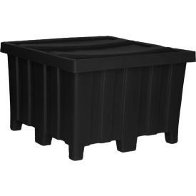 Forkliftable Plastic Bulk Shipping Container w/ Lid 44