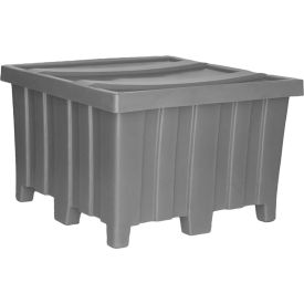 Forkliftable Plastic Bulk Shipping Container w/ Lid 44