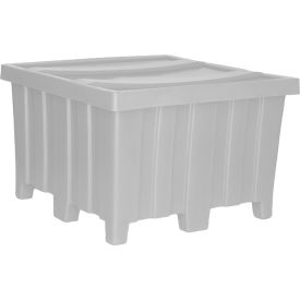 Forkliftable Plastic Bulk Shipping Container w/ Lid 44