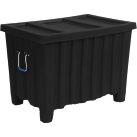 Forkliftable Plastic Bulk Shipping Container w/ Lid 41