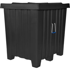 Forkliftable Plastic Bulk Shipping Container w/ Lid 42