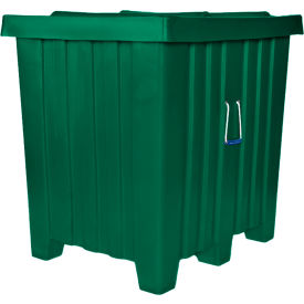 Forkliftable Plastic Bulk Shipping Container w/ Lid 42